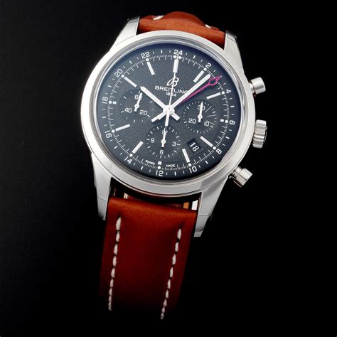 pre owned breitling transocean chronograph|breitling transocean chronograph gmt review.